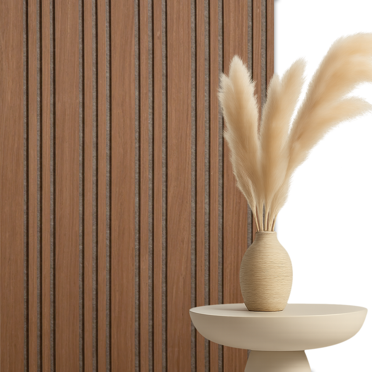 Akoestische panelen 270 x 60 x 2.2 cm - Mokka Avorio