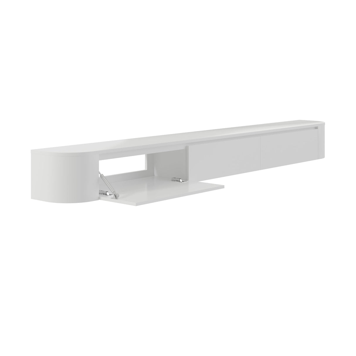 Dulce Japandi Tv-meubel 280 x 32 x 28 cm - Wit