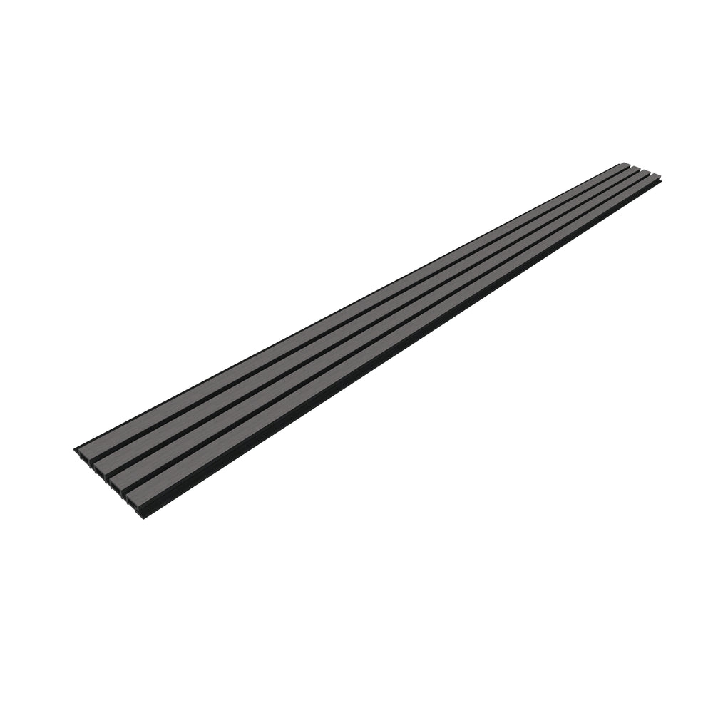 Composiet Gevelbekleding Grijs Lattenwand Wandpanelen 290 x 22 cm