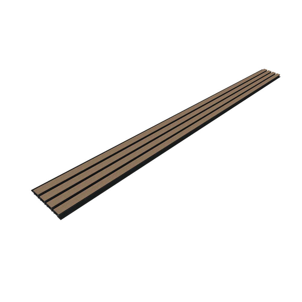 Composiet Gevelbekleding Mokka Lattenwand Wandpanelen 290 x 22 cm