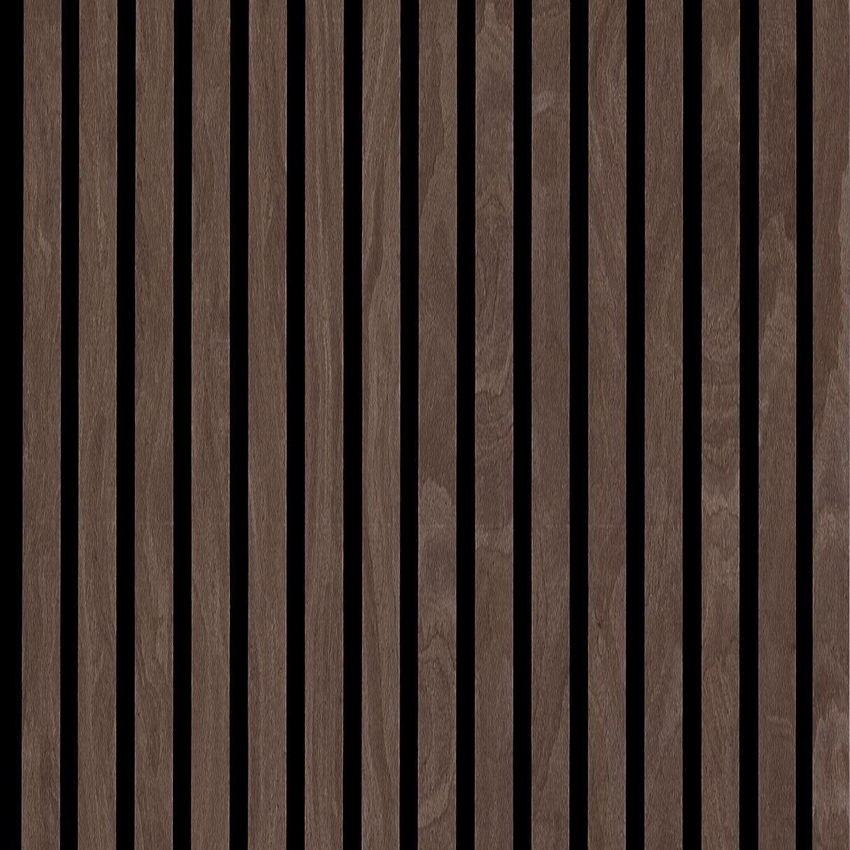 Akoestische panelen 260x60 cm - Eiken Dark Walnoot