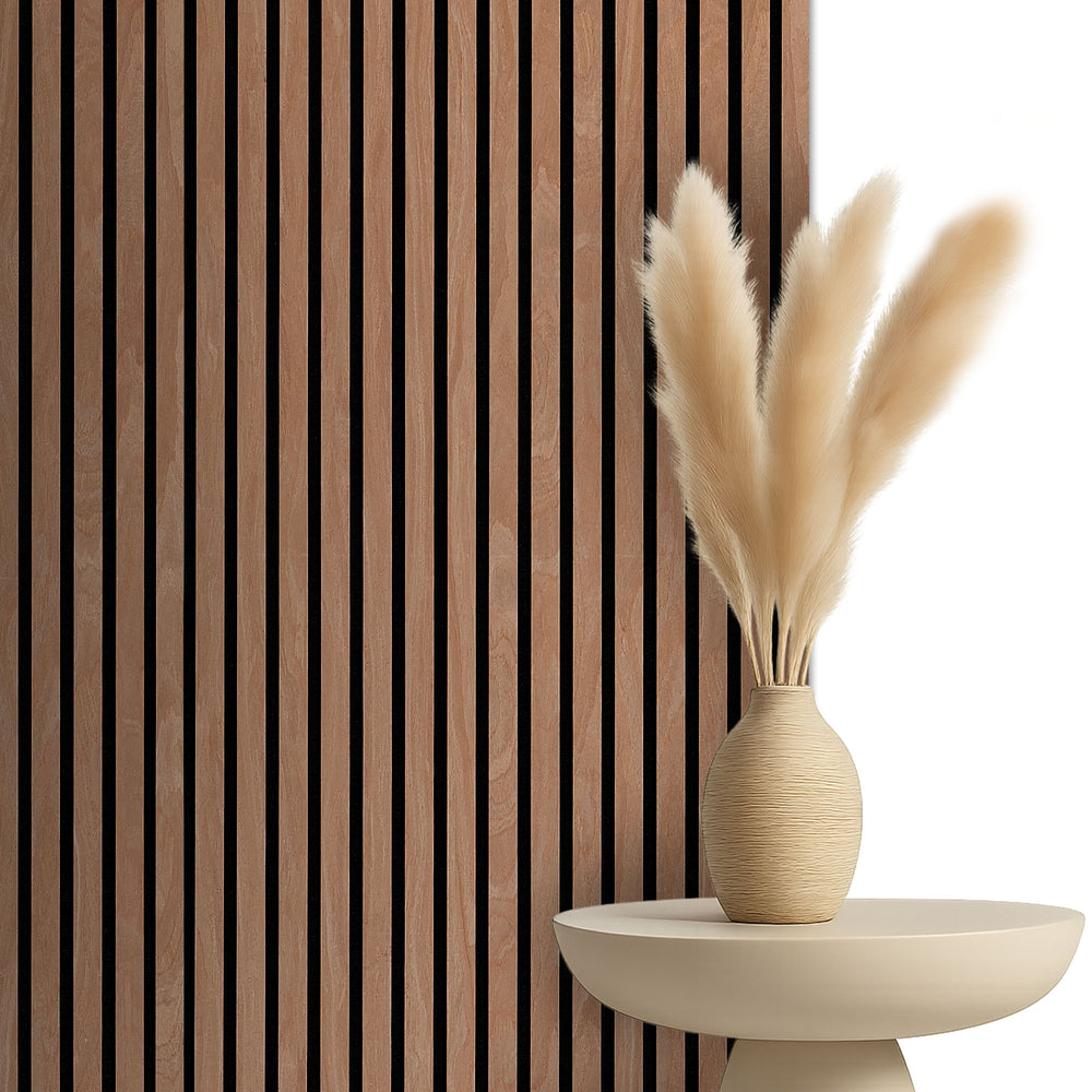 Akoestische panelen 300x60 cm - Eiken Mokka