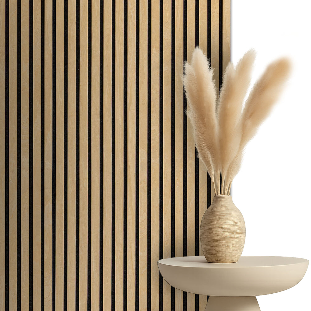 Akoestische panelen 270x60 cm - Eiken Naturel