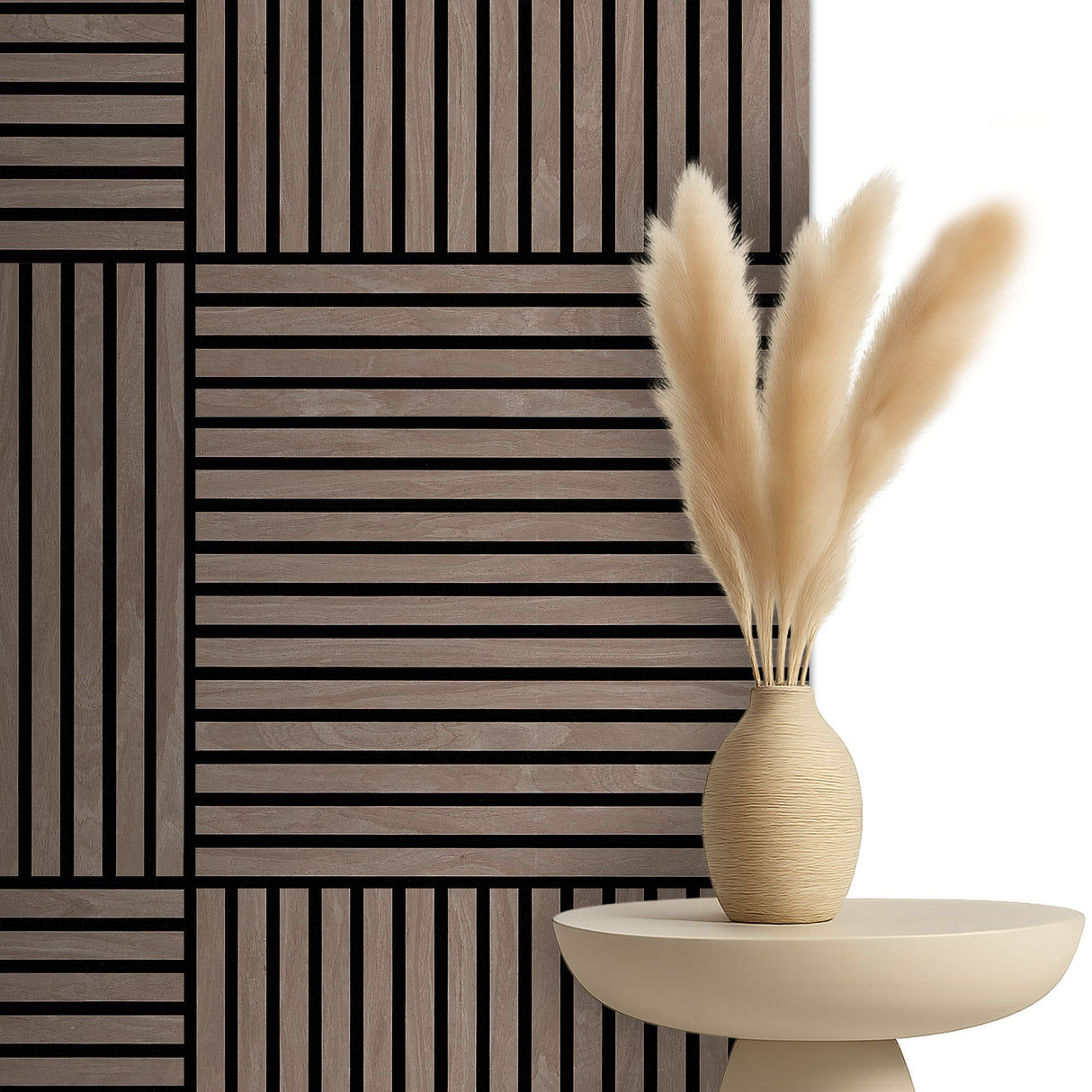 Akoestische panelen 60x60 cm - Eiken Walnoot