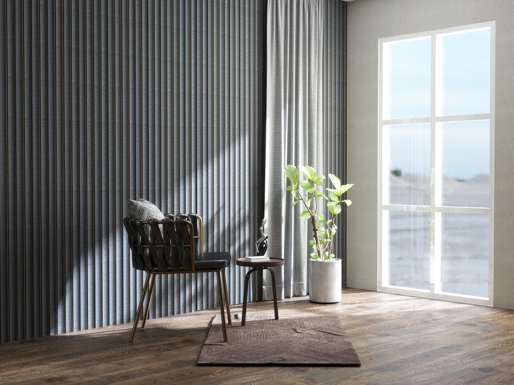 3D Kunststof Wandpanelen Antraciet Lumière Collection 270 x 12 cm