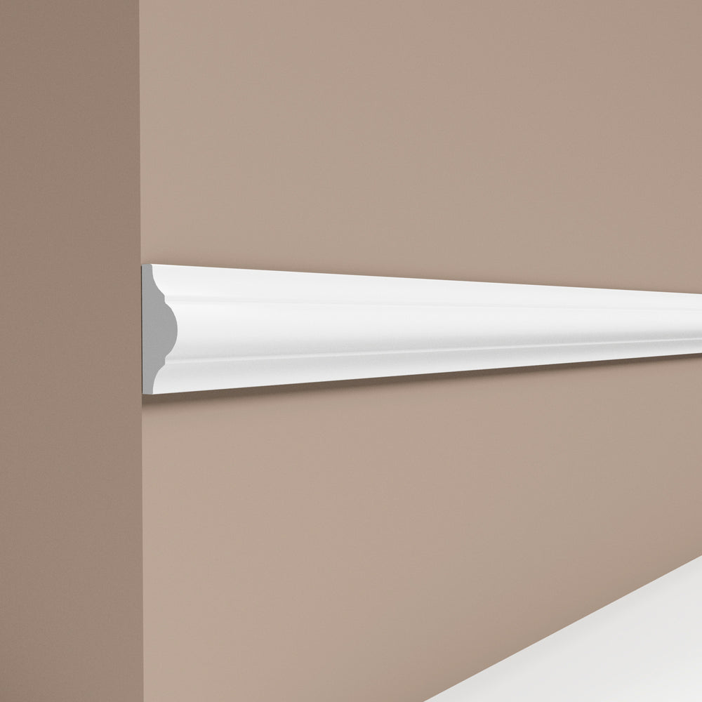 Sereno Sierlijst Muur Plafondlijst - 270 x 2.5 cm- Wit