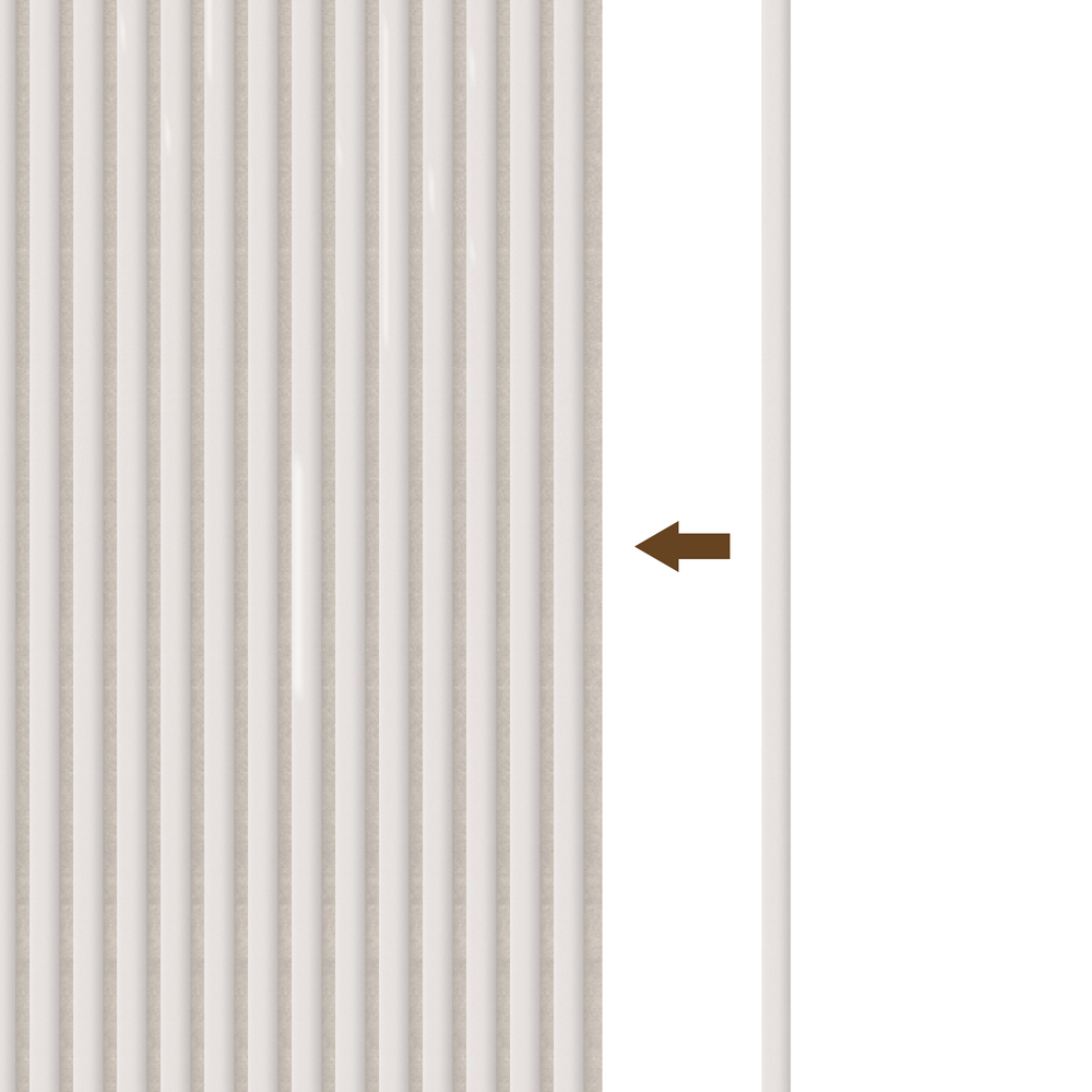 Eindlat Suede 280 cm - Snow Beige