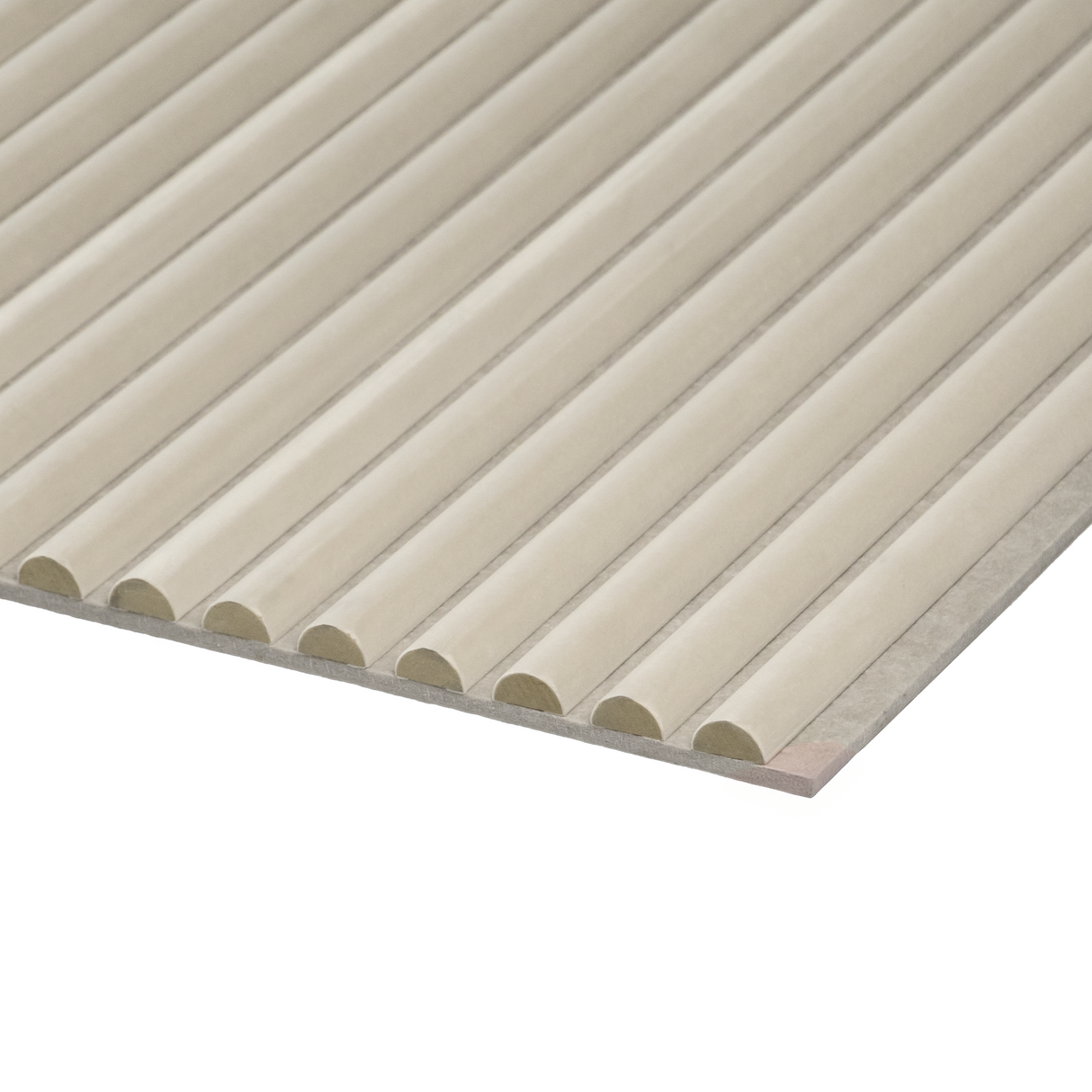 Akoestische Suede Space Panelen 280x60 cm - Beige