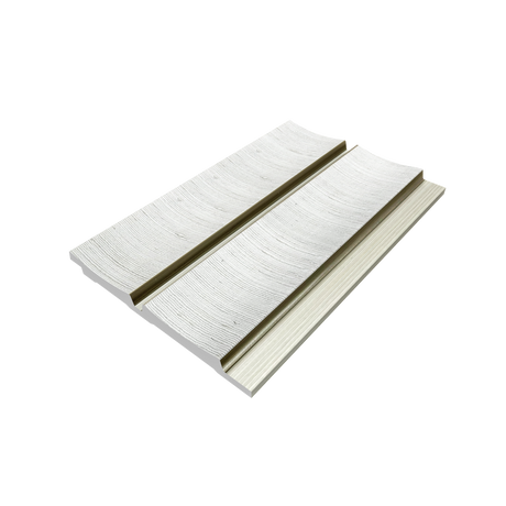 Sample wit kunststof