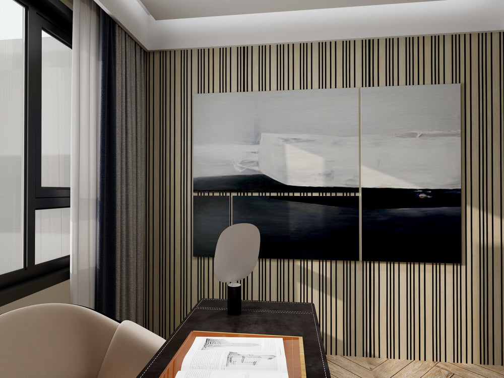 Akoestische panelen 270x60 cm - Tripple Naturel