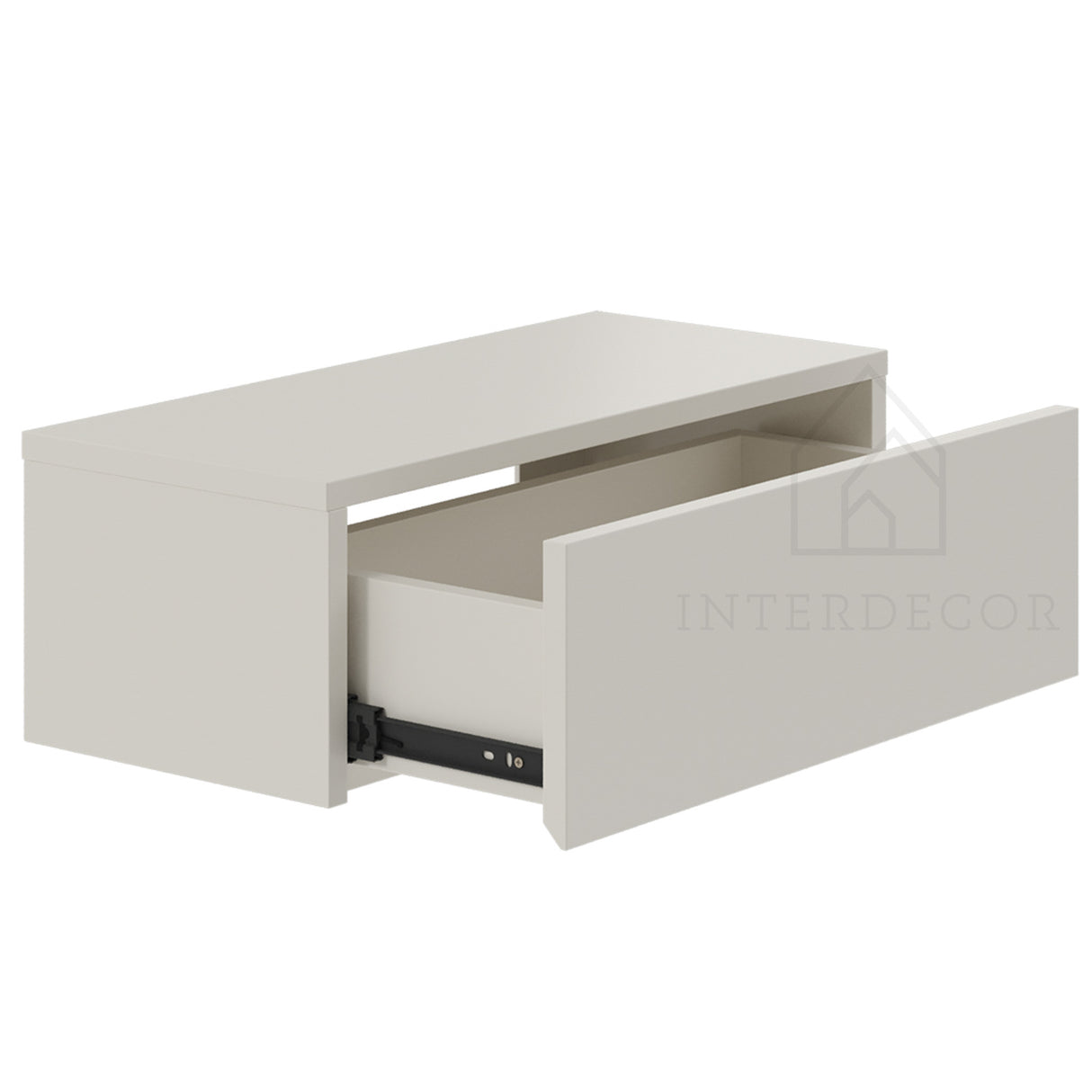 Gangkast zwevend beige 60x26x20 cm