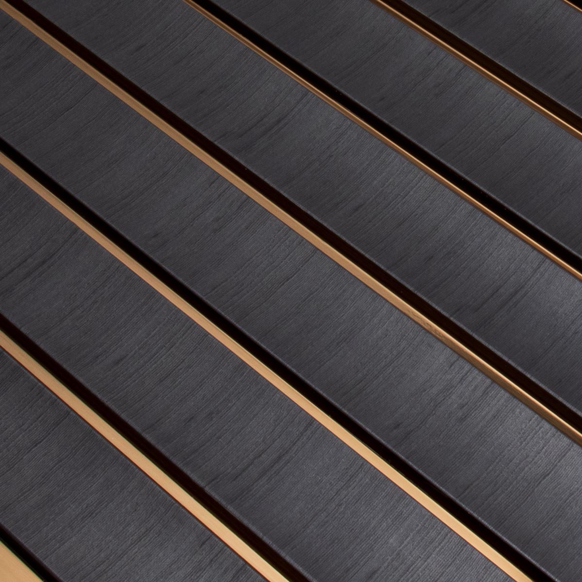 3D Kunststof Wandpanelen Antraciet Lumière Collection 270 x 12 cm