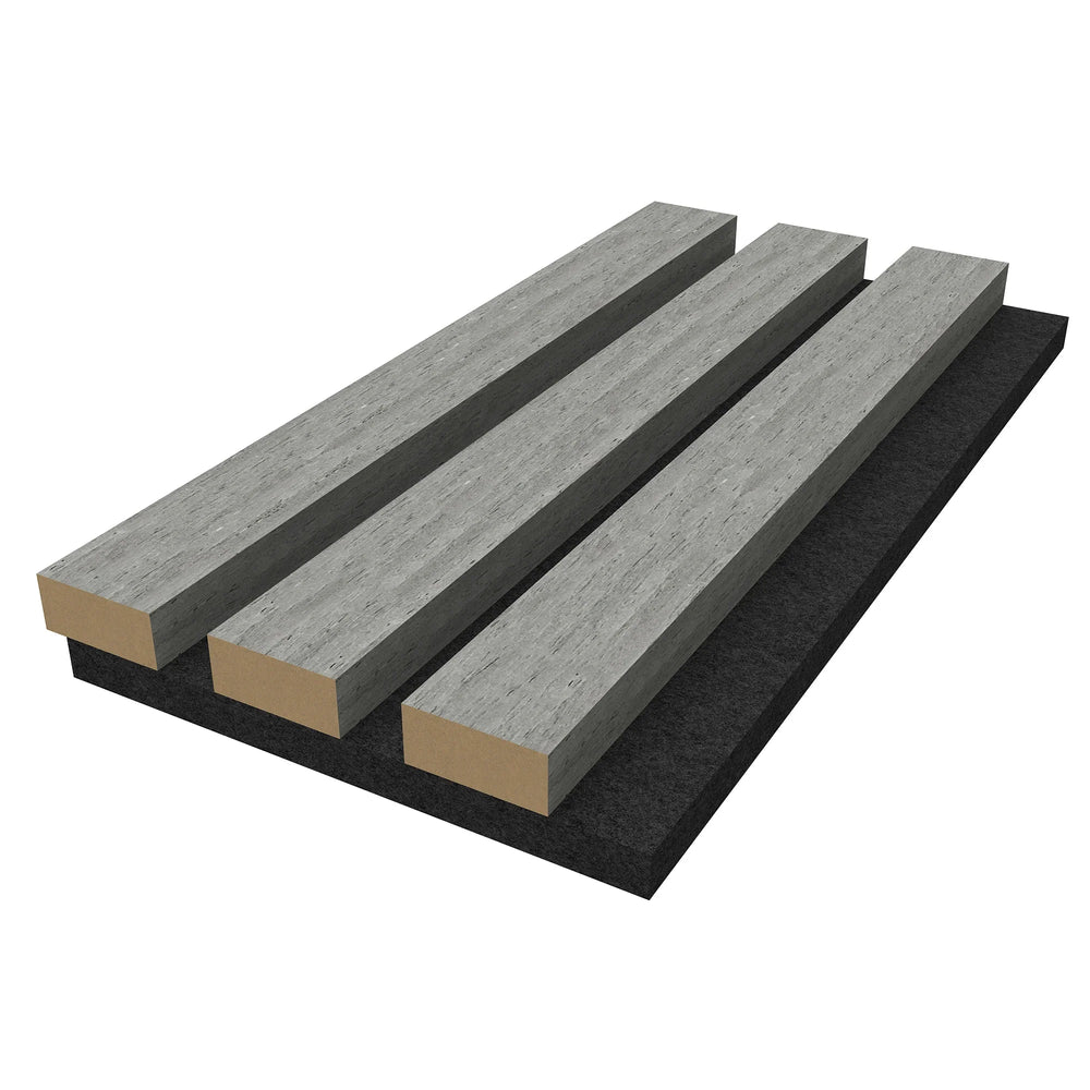 Proefstaal Akupanel Eiken Grijs