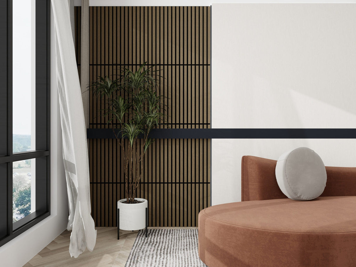 Akoestische panelen 60x60 cm - Eiken Walnoot