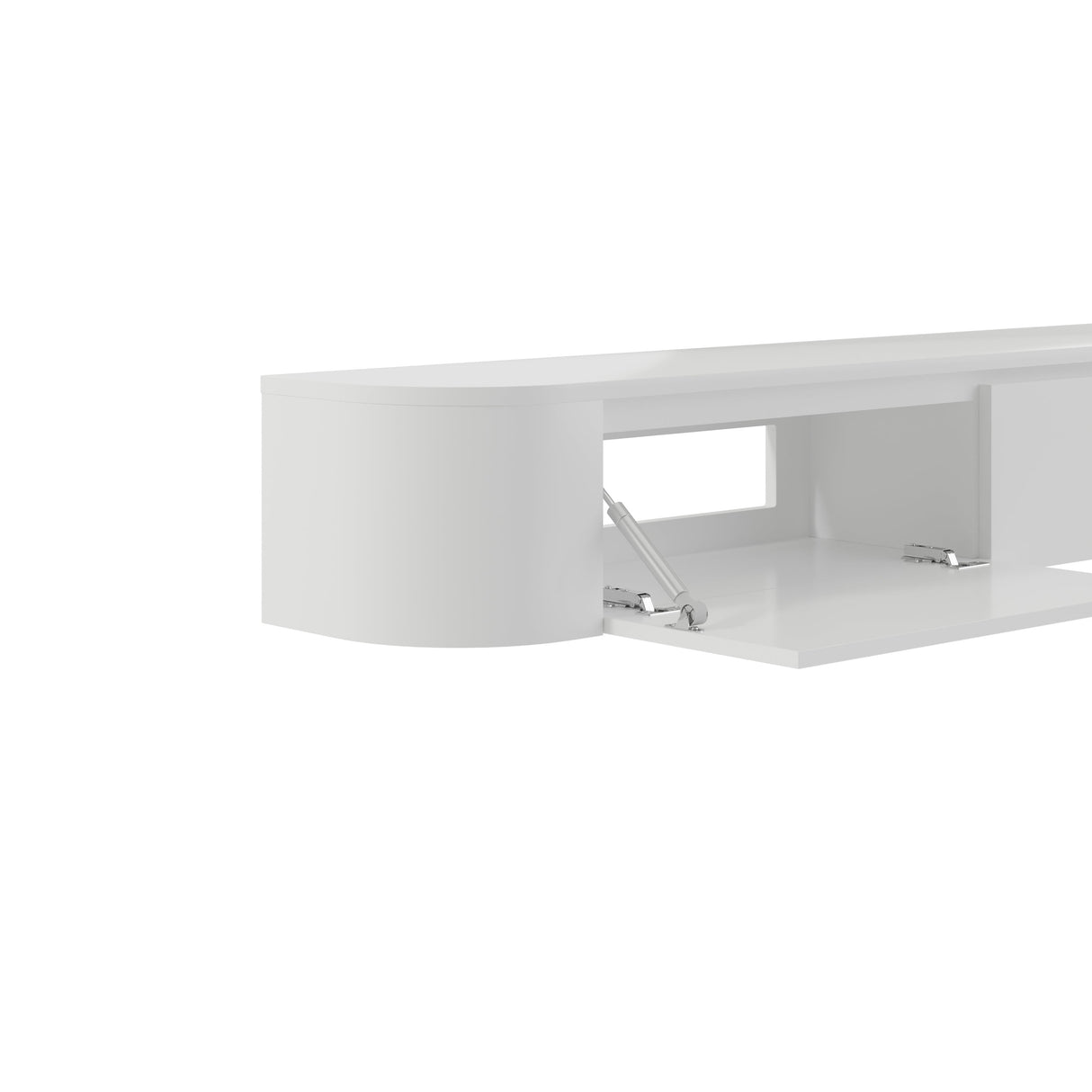 Dulce Japandi Tv-meubel 240 x 32 x 28 cm - Wit
