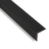 Afwerkstrip Buitenpaneel Zwart 290 cm Gevel Tuin 3D Houtnerf
