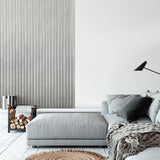 3D Kunststof Wandpanelen Grijs Lumière Collection 270 x 12 cm | Set van 4