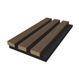 Akupanel Sample Eiken Dark Walnoot Proefstaal Tester Lattenwand Akoestische wandpanelen