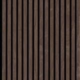 Akoestische panelen 260x60 cm - Eiken Dark Walnoot