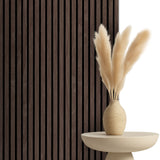 Akoestische panelen 260x60 cm - Eiken Dark Walnoot