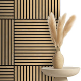 Akoestische panelen 60x60 cm - Eiken Naturel