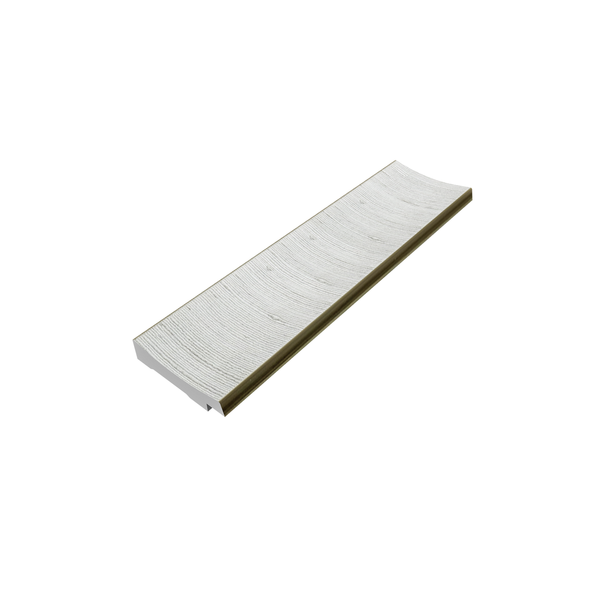 Eindprofiel Rechts Kunststof Wandpanelen Wit Lumière Collection