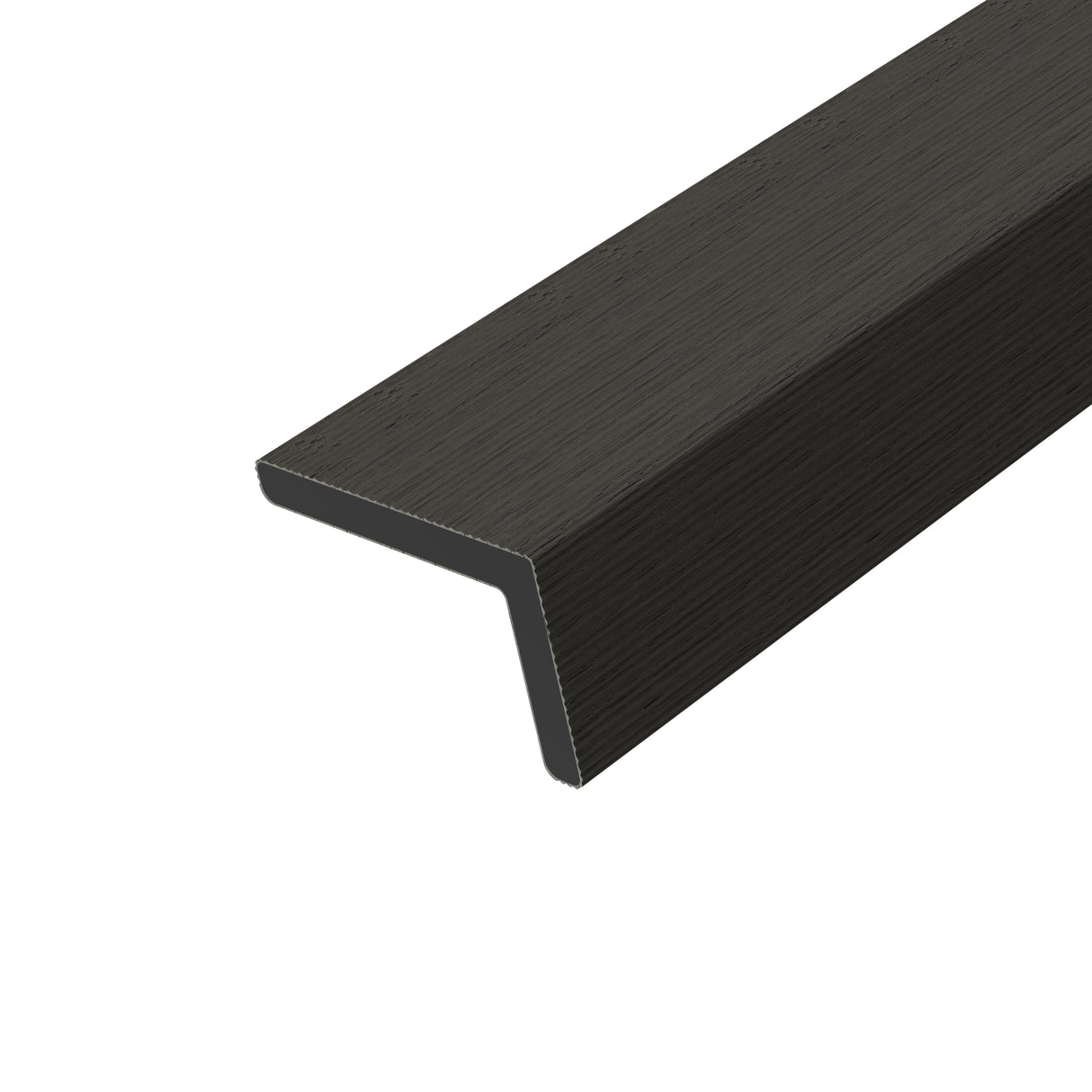 Afwerkstrip Buitenpaneel Zwart 290 cm Gevel Tuin 3D Houtnerf