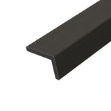 Afwerkstrip Buitenpaneel Zwart 290 cm Gevel Tuin 3D Houtnerf