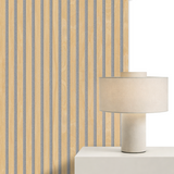 Akoestische panelen  280 x 60 x 2.4 cm - Eiken Naturel Grijs Vilt