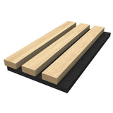 Akupanel Sample Eiken Light Naturel Proefstaal Tester Lattenwand Akoestische wandpanelen