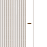 Eindlat Suede 280 cm - Snow Beige