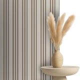 Akoestische panelen 270x60 cm - Beige on Beige Avor