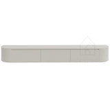 Aura curved TV-Meubel zwevend beige 280 cm