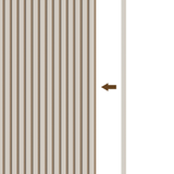 Eindlat 270 x 2.2 cm - Beige on Beige