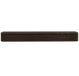 Dulce curved TV-Meubel zwevend walnut 272 cm