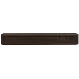 Dulce curved TV-Meubel zwevend walnut 240 cm