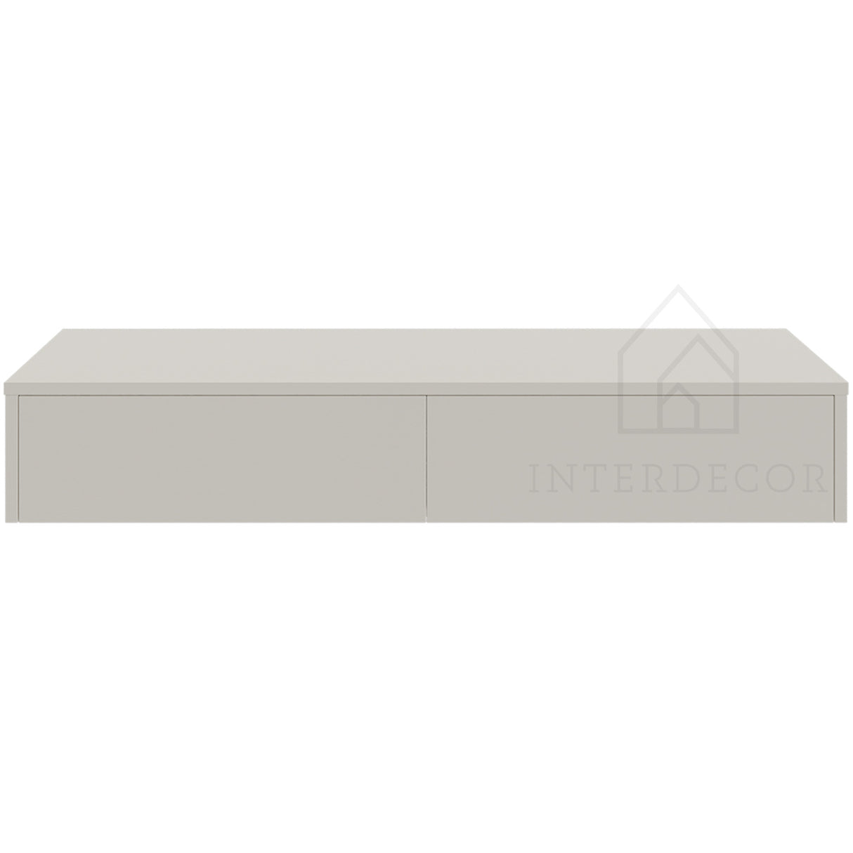 Gangkast zwevend beige 100x26x20 cm