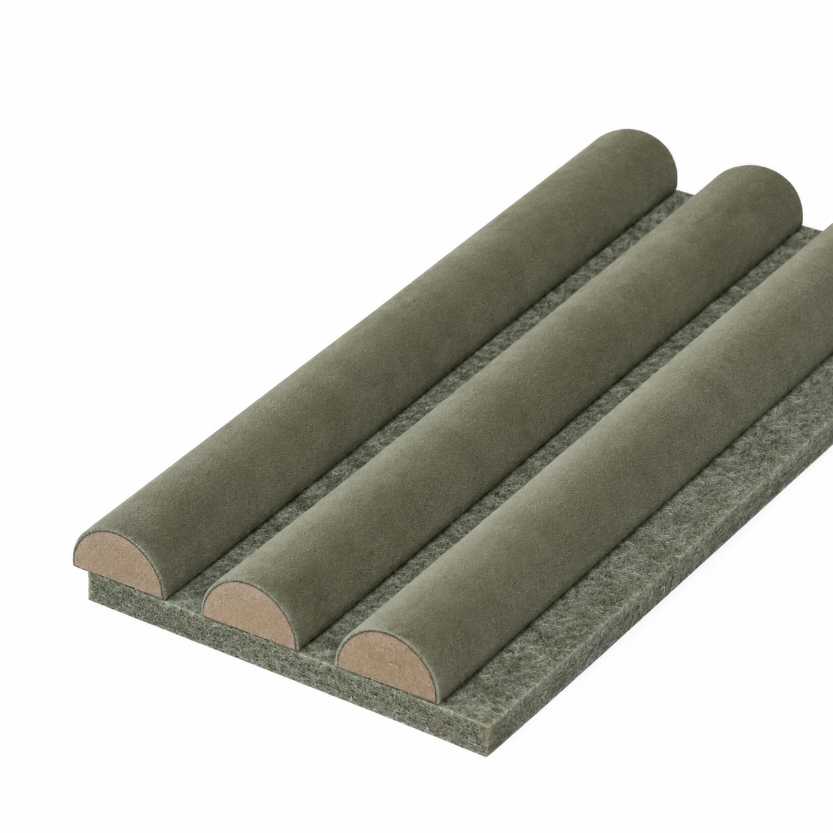 Proefstaal Akupanel Brushed Suede Space Olijfgroen
