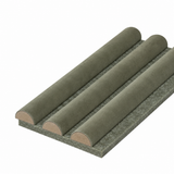Proefstaal Akupanel Brushed Suede Space Olijfgroen