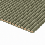 Akoestische Brushed Suede Solid Panelen 280 x 60 x 2.4 cm - Olijfgroen