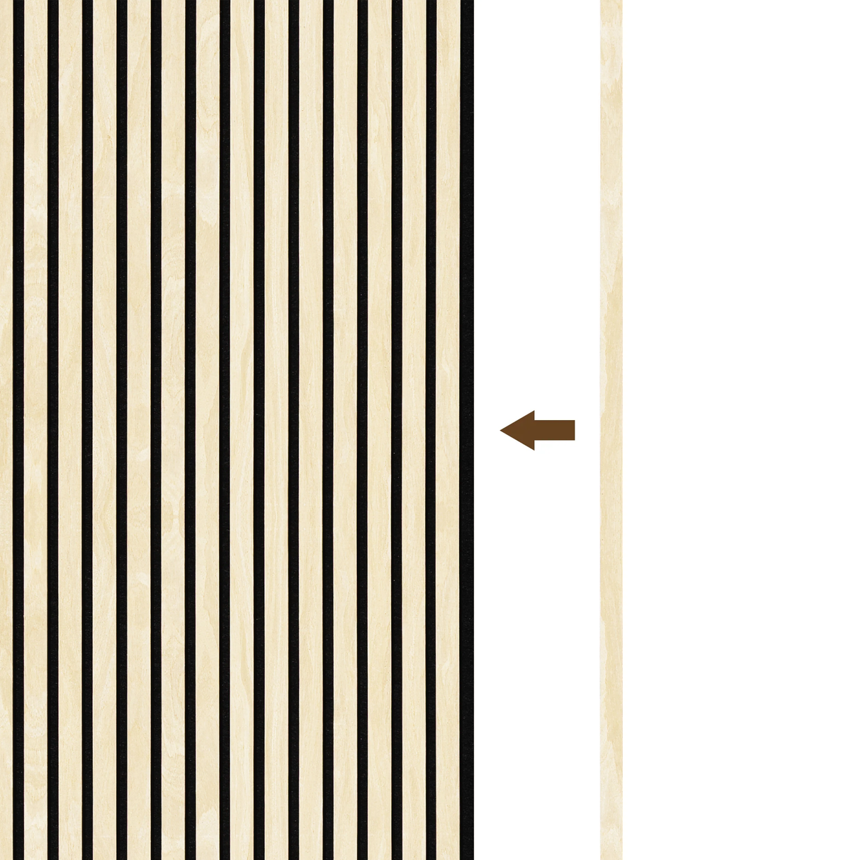 Eindlat 270 x 2.2 cm - Eiken Light Naturel