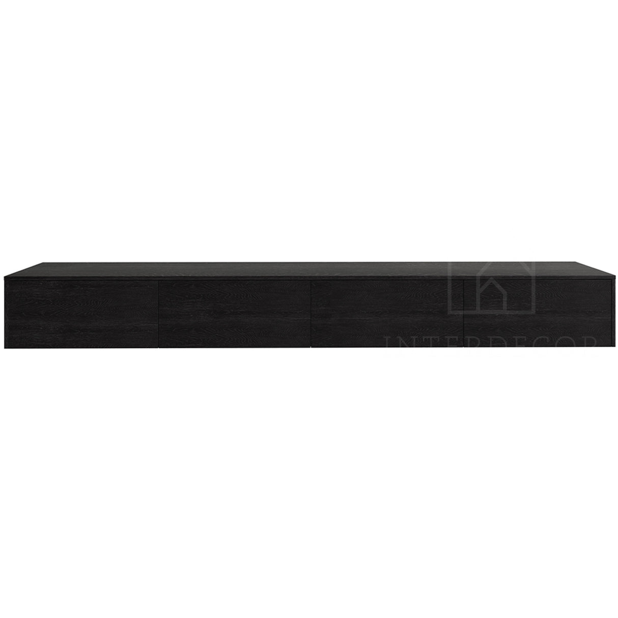 Madera TV-Meubel zwevend zwart 280 cm