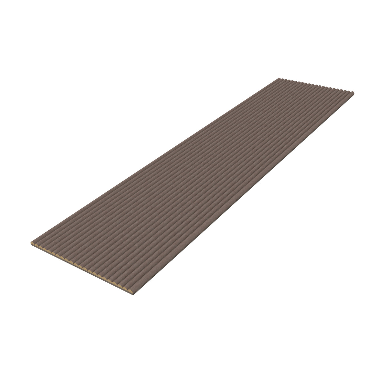 Akoestische panelen 280x60 cm - Mokka solid velvet