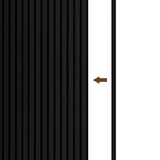 Eindlat 270 x 2.2 cm - Eiken Zwart